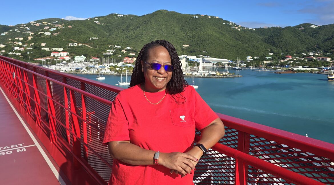 Picture taken on Virgin Voyages